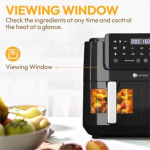 سرخ‌کن بدون روغن دو دوقلو ۹ لیتری لاویکیت (Llivekit Dual Basket Air Fryer 9L)